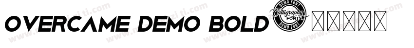 Overcame Demo Bold字体转换